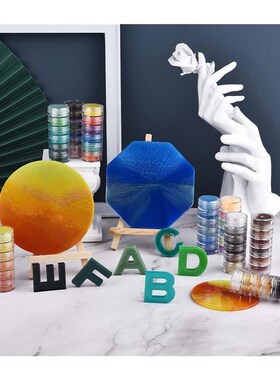 6Colors/Sets Pearl Powder Pigment DIY Epoxy Resin Mold Color