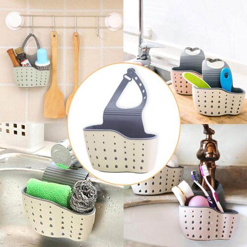 Kitchen Accessories Sink Soap Sponge Holder Utensils Organiz