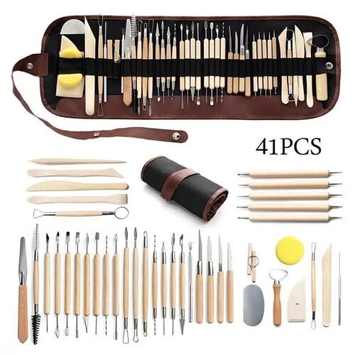 Pottery Clay Sculpting Tools Kit 8-61 Pcs/Set Ceramic Wax
