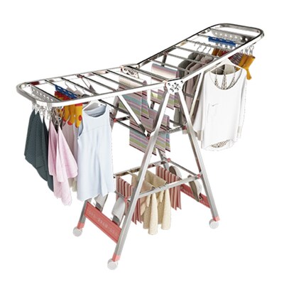 clothes drying rack folding laundry garment dryer hanger