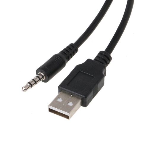 1M Car Dash Flush Mount USB Port Auto Boat 3.5mm AUX USB Ext