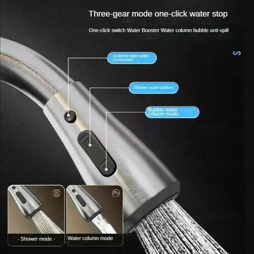 Kitchen Faucets 304 stainless steel Pull Out Kitchen Sink Wa