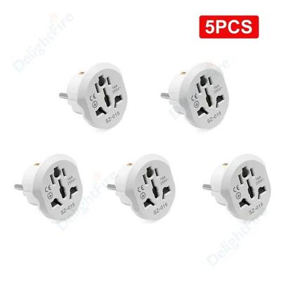 EU Plug Adapter UK US To EU Euro Plug Adapter Converter Euro