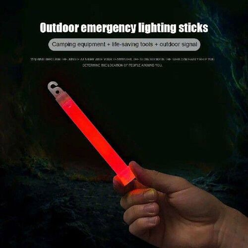 10pcs 6 Inch Outdoor Emergency Glow Sticks Waterproof