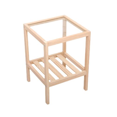 Ins Nordic Solid Wood Bedside Table Simple Sofa Side Table B