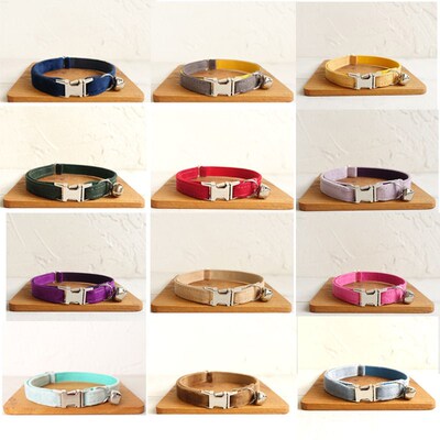 Cat Collar with Bell Personalized Engraving ID Tag Nameplate