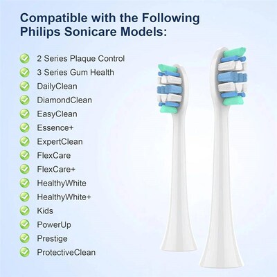 Replacement Toothbrush Heads Compatible with  Sonicare Soft