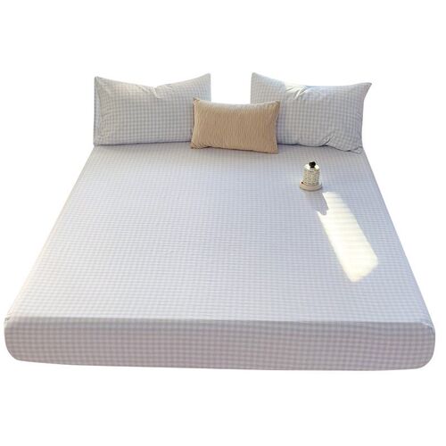 Water Washed tton Bed ver Three-piece Japanese Style Simple