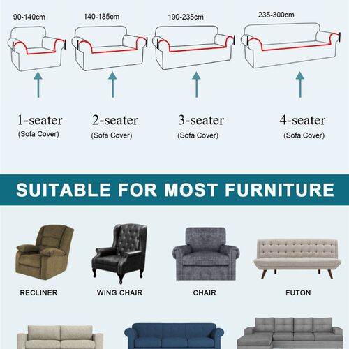 Velvet Plush Sofa Cover for Living Room Sectional Couch Cove