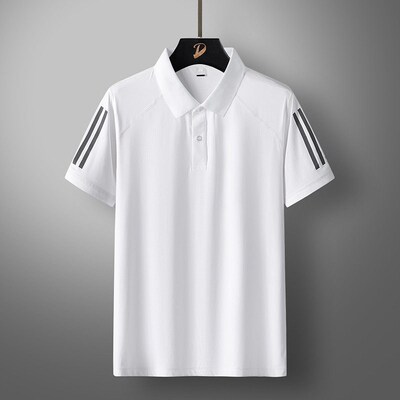 Summer New Mens Short-sleeved POLO Shirt Mens Casual All-m