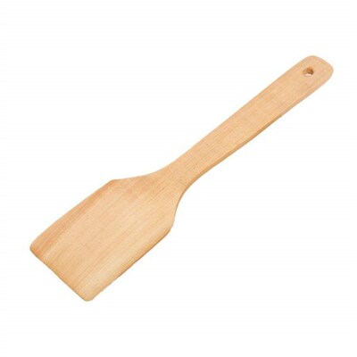 B068 Non-stick Rice Paddle, Wooden Serving Utensil, Natural