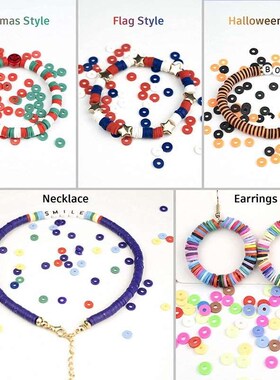 6000 Pieces of Clay Beads Soft Pottery Beads Handmade Jewelr