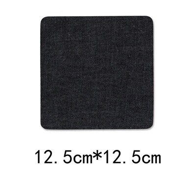 5 Colors Fabric Iron On Patches Appliques (With Glue Back) E