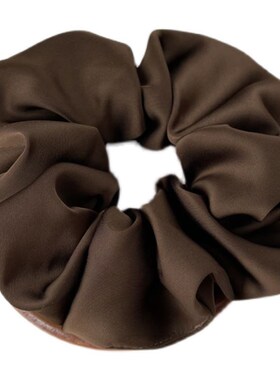 1 Pcs Satin Silk Solid Color Hair Ties Scrunchie Elastic