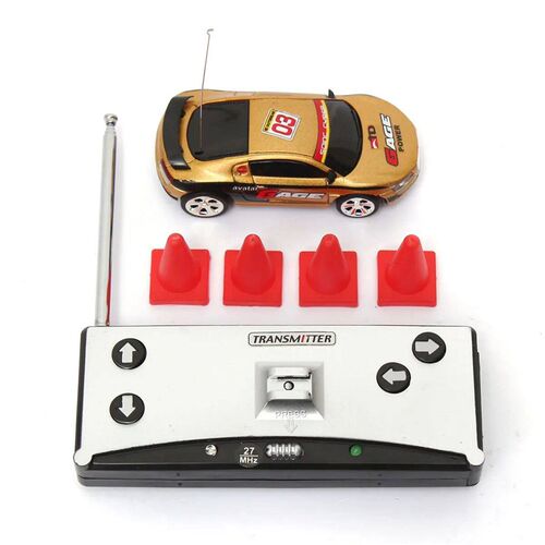 Mini RC carro com rdio controle remoto para crian?as, mic
