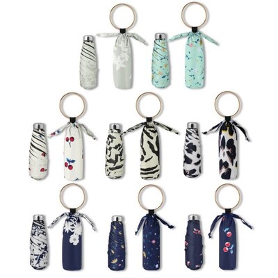 New Fashion Sun Rain Umbrella  Pocket 5 Folding Umbrella