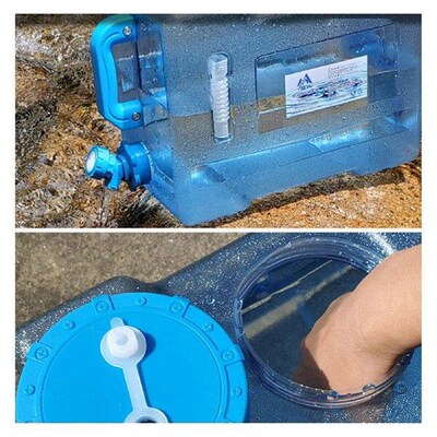 Camping Water Bucket Container Portable Driving Water Tank