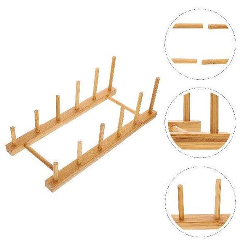 Dish Drainer Cup Storage Shelf Plate Holder Shelves Bowl