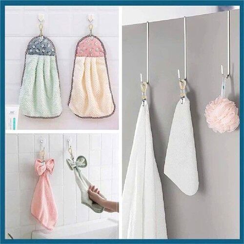 Kitchen Storage Multi Purpose Hooks Loops Hand Towel