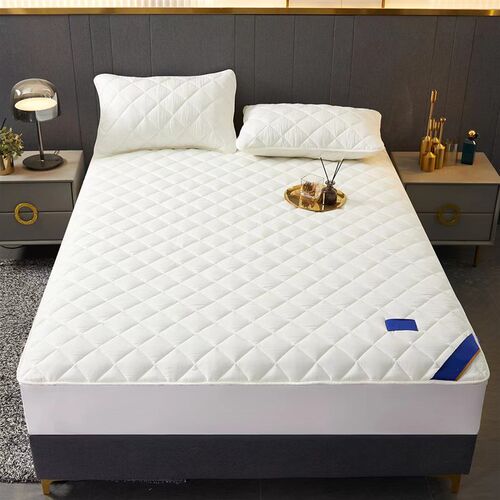 Hotel Fitted Mattress Topper Bed Pad Protecto Cover Queen