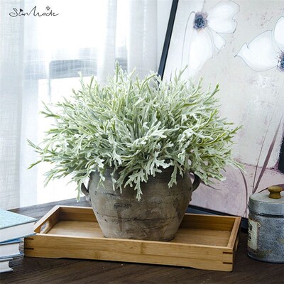 SunMade Ins Antlers Leaf Simulation Fern Plant Accessories