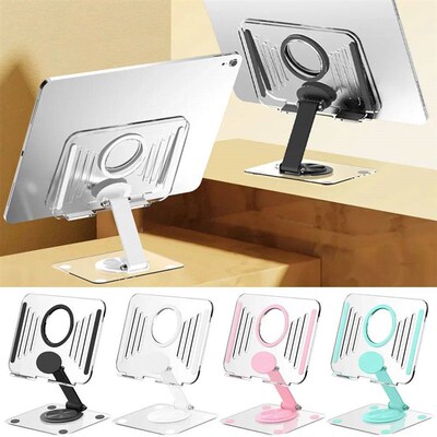 Foldable Reading Book Stand 360 Rotating Multifunctional Lap
