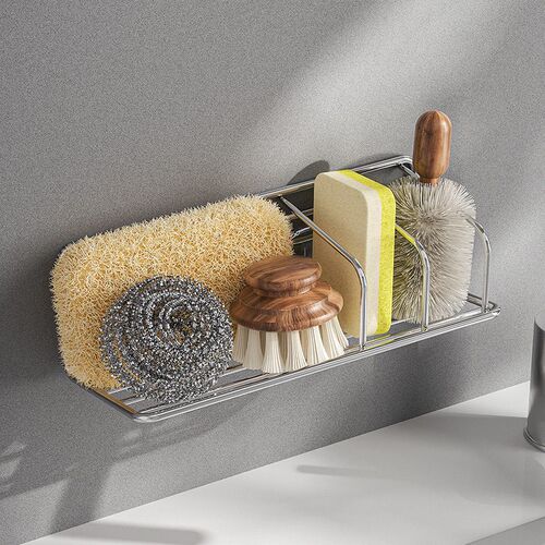 Kitchen Storage Racks Household Wall-mounted Sponge Rag Stor