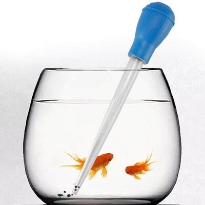 Aquarium Pipette Fish Tank Siphon Aquarium Clean Tool Manual