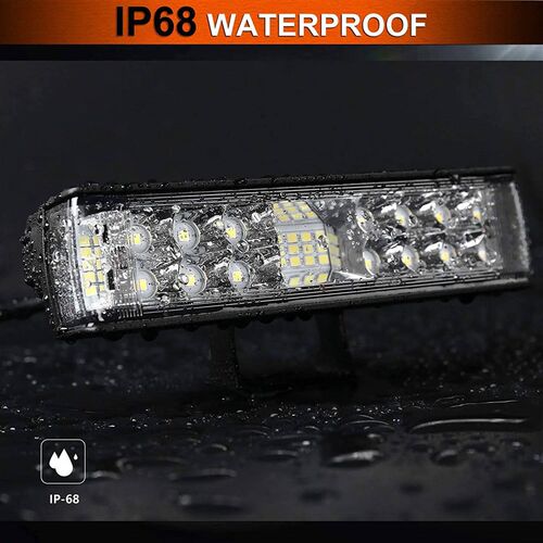 ANMINGPU 12V 24V LED Work Light Bar Offroad 4x4 Fog Lights f