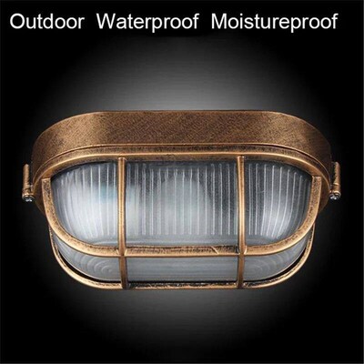 E27 Retro Moisture Explosion-proof Outdoor Wall Light Vintag