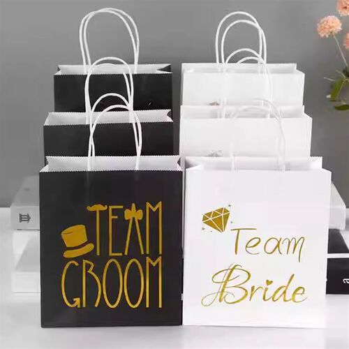 1/3Pcs Team Brides Gifts Bags Wedding Decoration Bridesmaid
