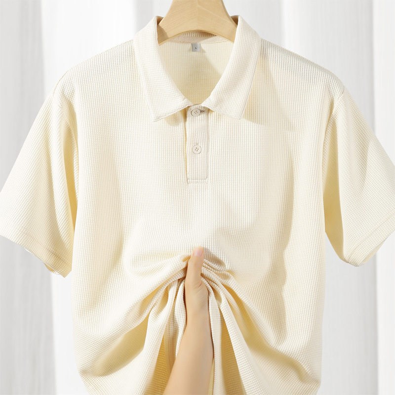 Dengjue Mens Turtleneck Shirt 2025 Deformation-free Loose S - 实物图