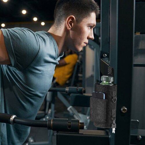 Magnetic Bottle Bag with Shoulder Strap Sling Bag Gym