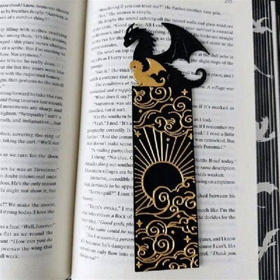 Dragon Cool Bookmarks Dragon sword shelf display