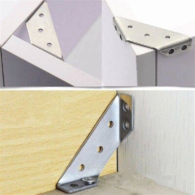 10PCS Furniture Corner Connector Angle Fasten Connector