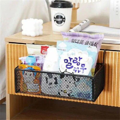 Bedside Storage Rack Iron Art Shelf Storage Rack