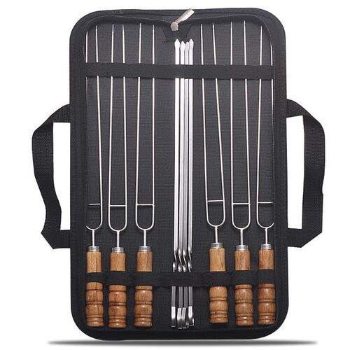 Manufacturers Ready-made Outdoor Barbecue Double Fork Ten-p