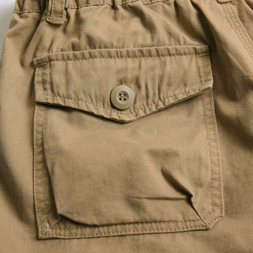 Summer Overalls Thin Loose Large Size Shorts Mens Multi-Poc