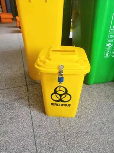 加厚带锁扣塑料垃圾桶定时投放大号带盖各种颜色都可以0升2L
