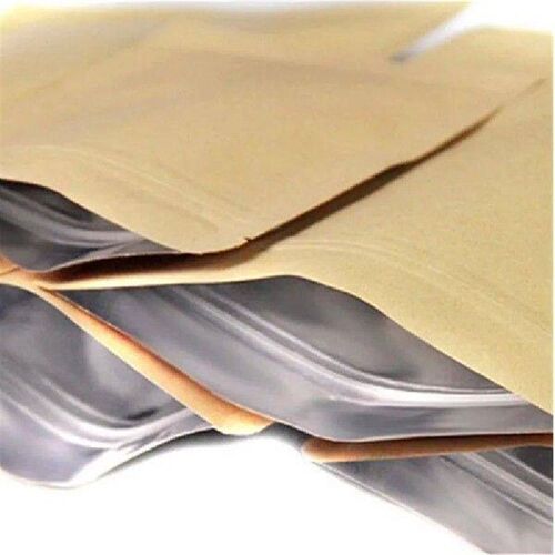 10Pcs Kraft Paper Sachet Food Grade Seal Aluminium Foil
