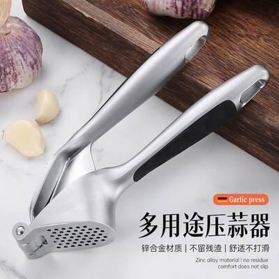 Zinc alloy garlic presser, manual garlic presser, garlic pu