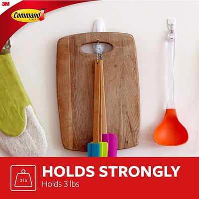 3M Command hooks Hole-free install Command strips Wall hooks