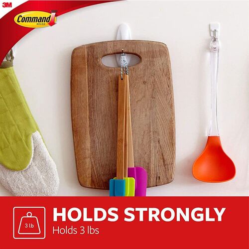 3M Command hooks Hole-free install Command strips Wall hooks