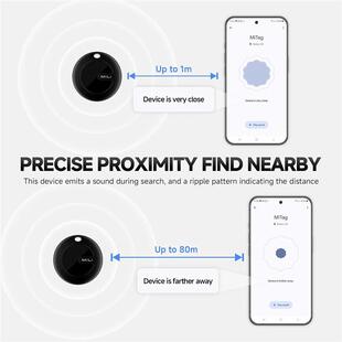 MiLi Tracker Device For google Find My Tracking iTag Bluetoo