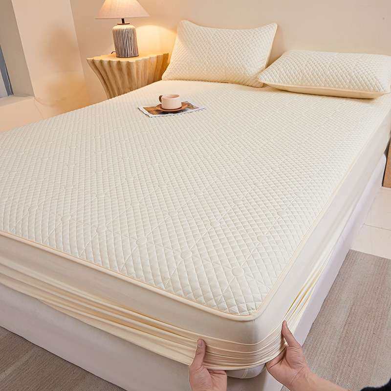 A类全棉床笠单件纯棉隔脏夹棉床罩防尘席梦思床垫保护套四季通用,3C数码配件,其它配件,淘宝优惠券,粉丝福利购,淘宝优惠卷