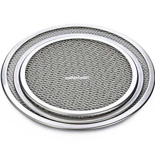 14/16Inch Aluminium Flat Mesh Pizza Screen Oven Bakin Tray