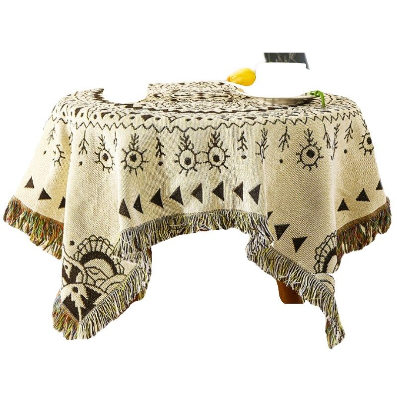 民族风方桌圆桌桌布蛋卷桌防尘盖布茶几布露营桌布保暖盖毯台布,居家布艺,桌布,淘宝优惠券,粉丝福利购,淘宝优惠卷