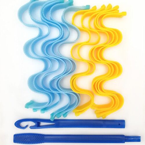 Heatless Curling Rod Headband No Heat Silk Curls Ribbon Hair