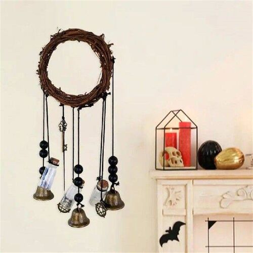 Hanging Witch Bell Handmade Brass Bell Witchcraft Door