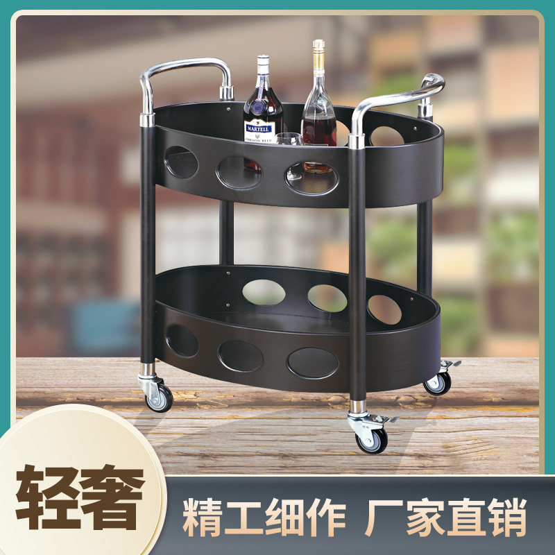 不锈钢实木二层车酒水车酒店餐厅包房大容量送餐推车服务车茶水车,商业/办公家具,餐车/摆摊车/小吃车,淘宝优惠券,粉丝福利购,淘宝优惠卷